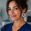Nurse Heart Earrings