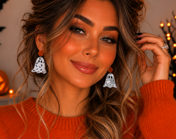 Double layer Ghost Earrings