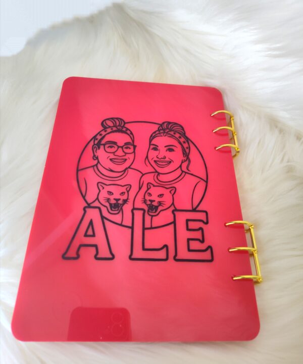 1000014501 ENGRAVABLE Buc-ee's Acrylic Notebook