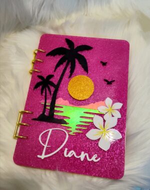 Hawaii Beach Acrylic Notebook